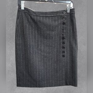 Petite Sophisticate Gray Pencil Skirt Size 6P